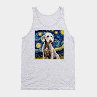 Bedlington Terrier Night Tank Top